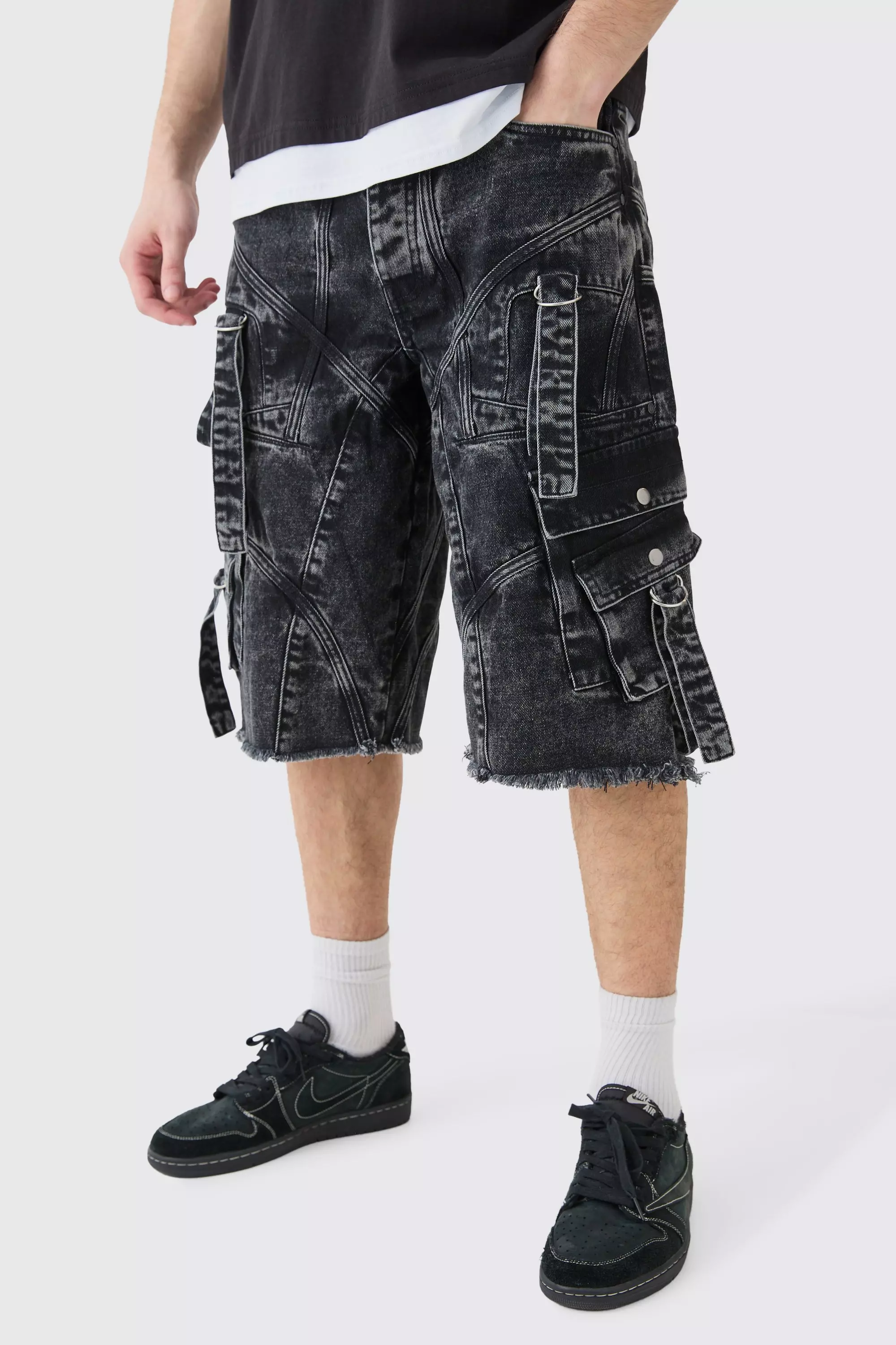 【YOURNUS】Hito Strap Bermuda Denim Denim Easy Shorts | UNIQLO US